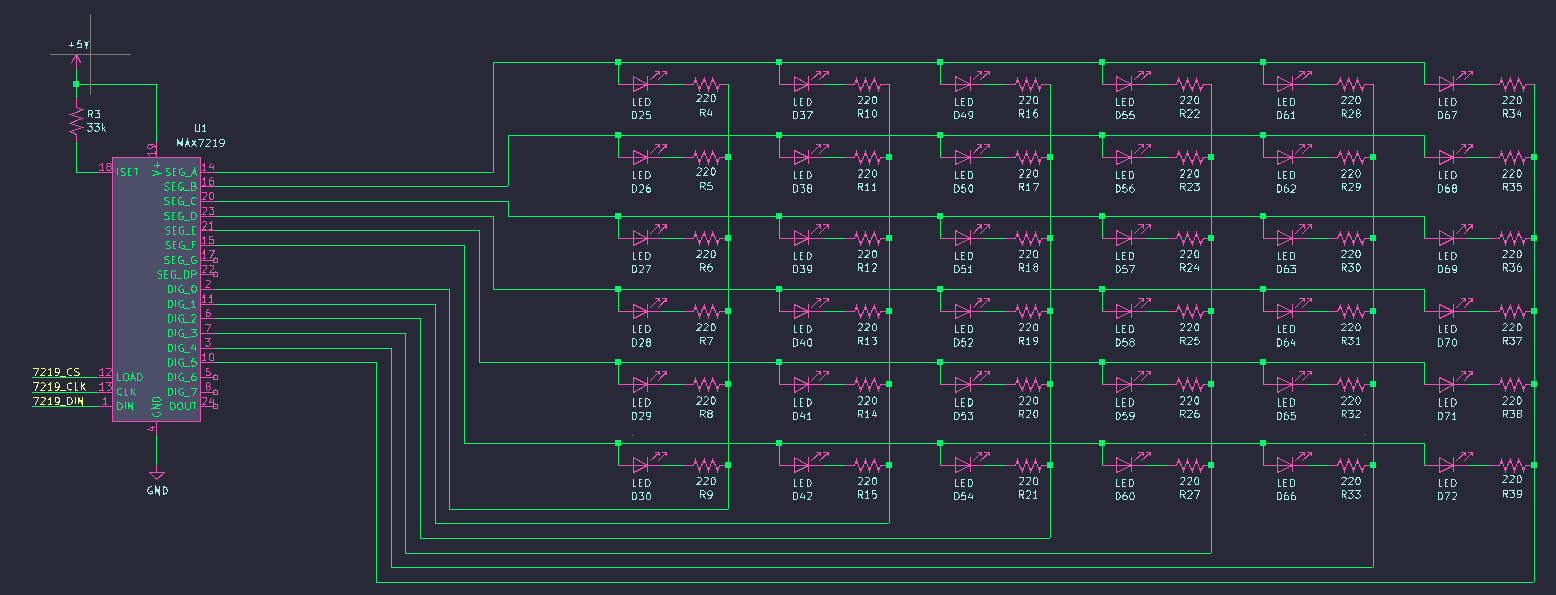 LED Matrix Schematic