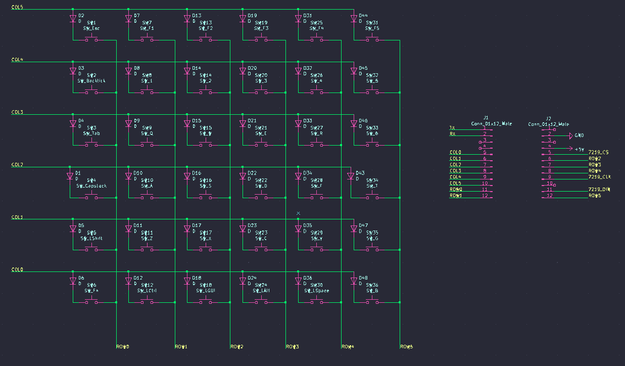 Switch Matrix Schematic